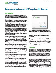 Take a peek inside your AAV capsid with Stunner